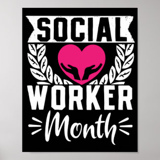 Arbetarmånaden Social Worker Social Poster