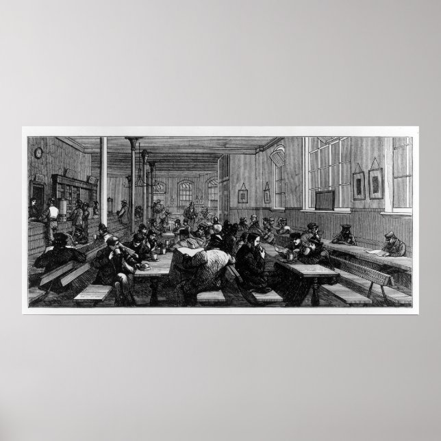 Arbetarnas kafé poster (Framsidan)