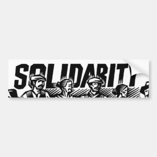 Arbetarsolidaritetbildekal Bildekal