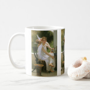 Arbete avbrutet av Bouguereau, Angel Porträtt Kaffemugg