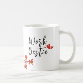 Arbete Bestie Gift för medarbetare - två fåglar Re Kaffemugg
