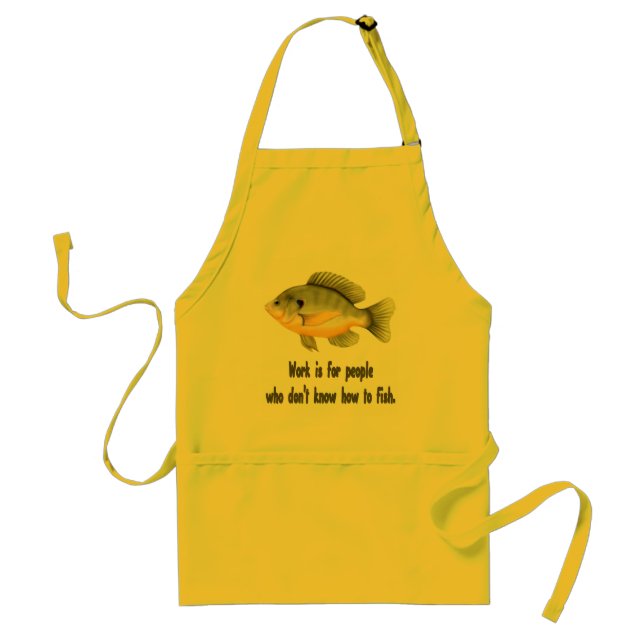 Arbete eller fisk förkläde (Framsidan)