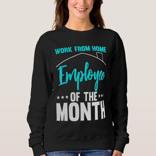 Arbete från hemarbetande den andra månaden t shirt (Framsida)