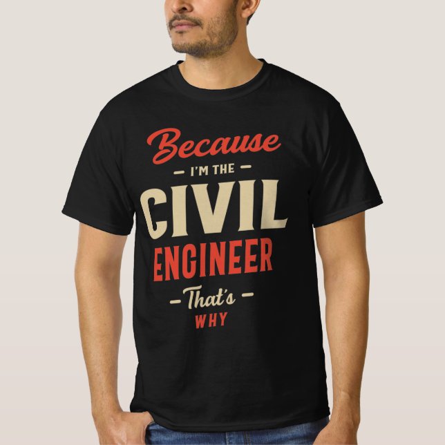 Arbete i Ingenjör - födelsedagsarbetare T Shirt (Framsida)