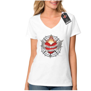 ARBETE KÄRLEK BALANS kompass design T Shirt