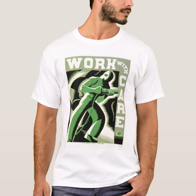 Arbete med omsorg 1937 WPA Tee (Framsida)