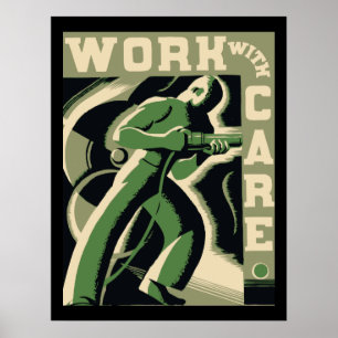 Arbete med omsorg poster