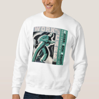 Arbete med omsorgsvettskjortan sweatshirt
