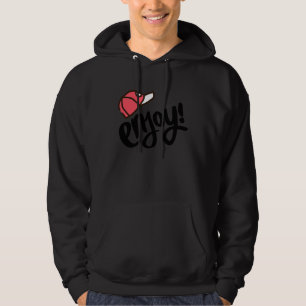 Arbete och livsbalance Daglig flykt Njut Hoodie