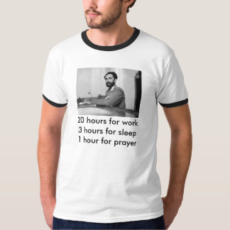 Arbete och tro av Selassie Tee Shirt