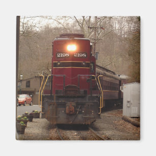 Arbete på järnvägen magnet