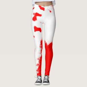 Arbete pågår Röd V2 Leggings