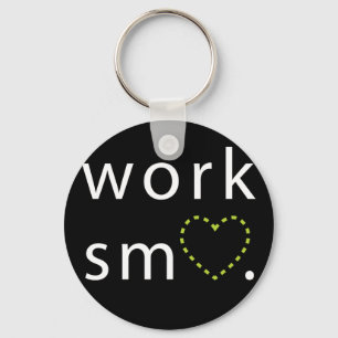 Arbete smart Keychain Nyckelring