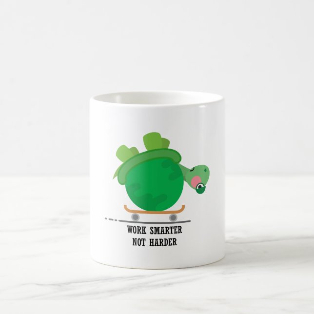 Arbete som är mer smart som inte är mer hård kaffemugg (Center)