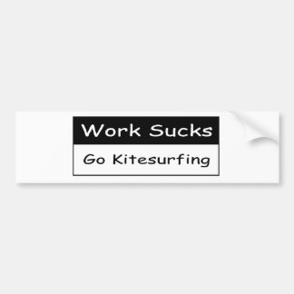 Arbete suger bildekal