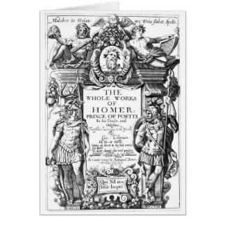 Arbeten av Homer Hälsningskort