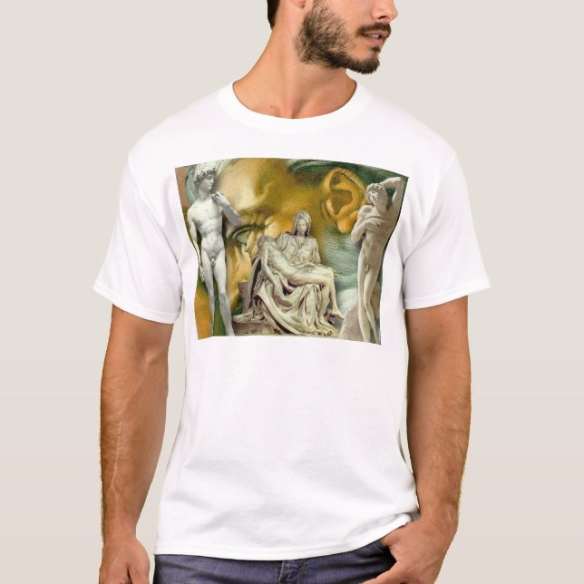 Arbeten av Michelangelo T-shirt (Framsida)