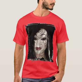 Arbeten av vara besvärad t shirt