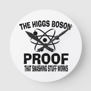 Arbeten för saker för Higgs Boson fantastiska Rund Klocka