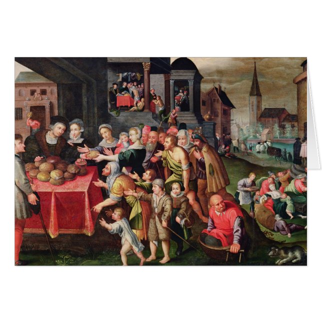 Arbetena av förskoning hälsningskort (Framsidan Horizontal)