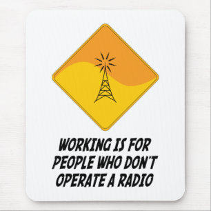 Arbetet är för folk som inte fungerar a radiosä musmatta