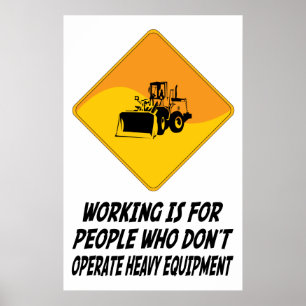 Arbetet är för folk som inte fungerar skurkrolle poster