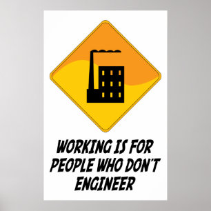 Arbetet är för folk som inte iscensätter poster
