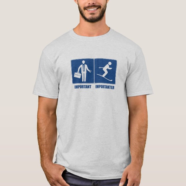 Arbetet är viktigt, det är viktigt att hoppas över tee shirt (Framsida)