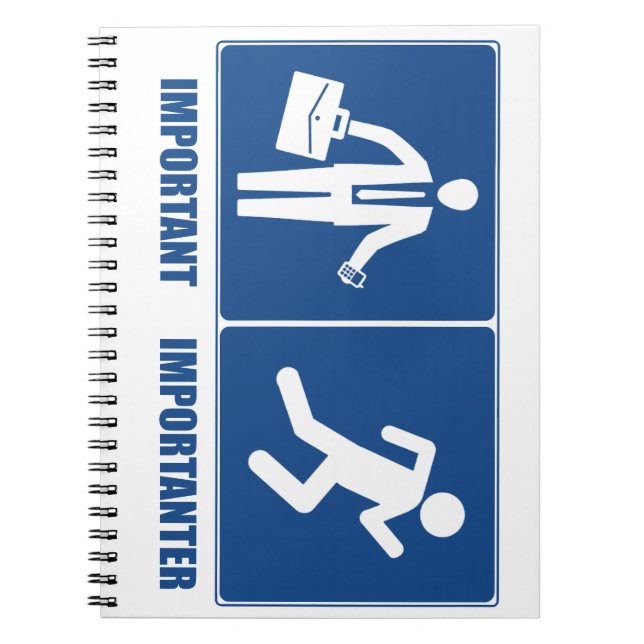 Arbetet är viktigt, det är viktigt att köra anteckningsbok (Framsidan)