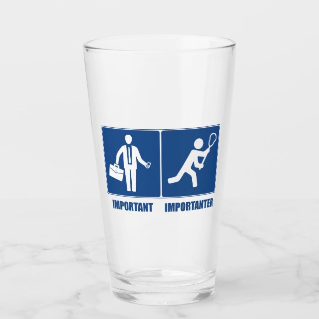 Arbetet är viktigt, Lacrosse är viktigt Glaskopp (Framsida)