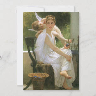 Arbetet avbrutet av Bouguereau, ängelporträtt