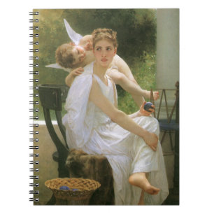 Arbetet avbrutet av Bouguereau, ängelporträtt Anteckningsbok