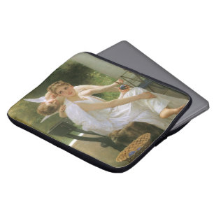 Arbetet avbrutet av Bouguereau, ängelporträtt Laptop Fodral