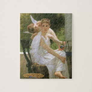 Arbetet avbrutet av Bouguereau, ängelporträtt Pussel