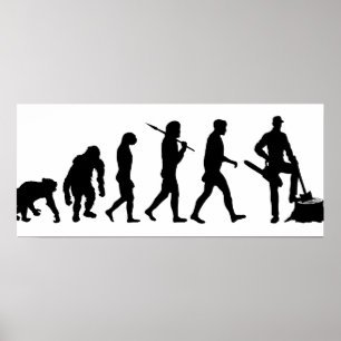 Arbetet för bunyan för loggers för poster