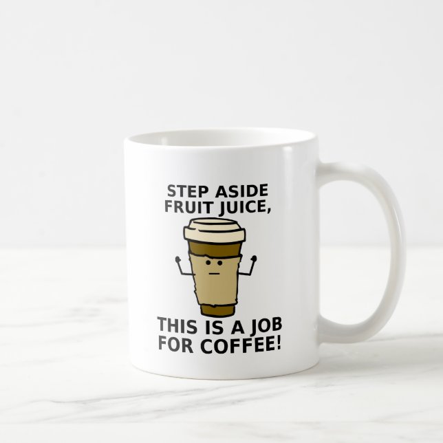 Arbetet För Kaffe Rolig Kopp (Höger)