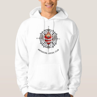 Arbetet Kärlek Balans Antisocial klubb Hoodie
