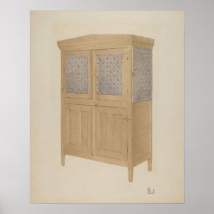 ARBETET MED ART Peter C. Ustinoff Kitchen Säker c. Poster