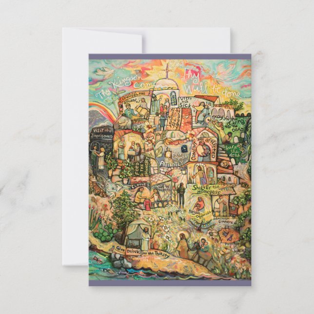 Arbetet med Mercy Prayer Card (Framsida)