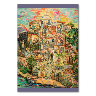 Arbetet med Mercy Prayer Card Bordsnummer