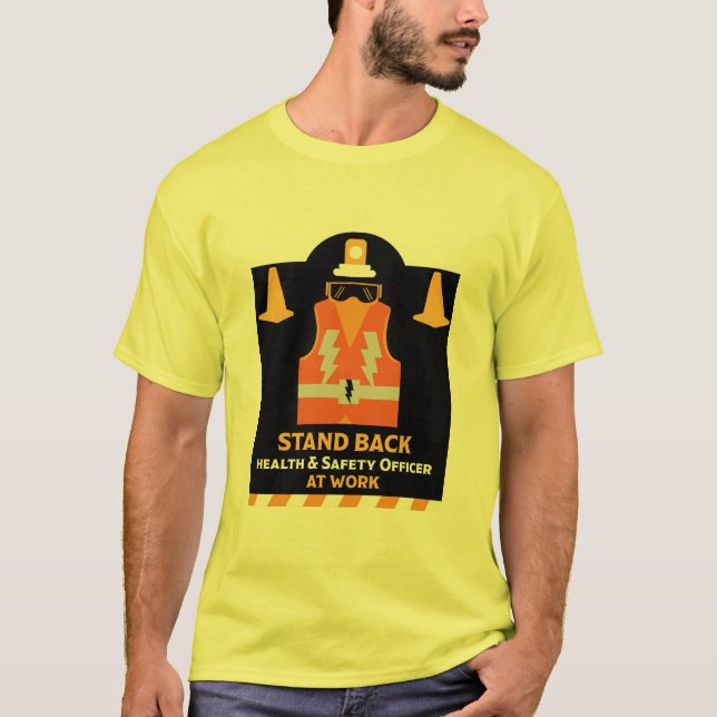 Arbetets hälso- och säkerhetsansvarige t shirt (Framsida)