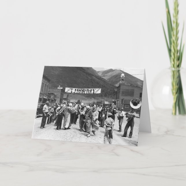 Arbets- dag Clown, 1940 Kort (Framsida)