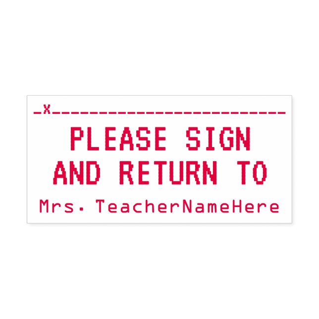 Arbets- och fortbildning i student + Lärare Namn R Självfärgande Stämpel (Design)