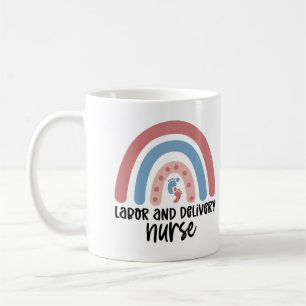 Arbets- och leveranssjuksköterska Rainbow Nurse-g Kaffemugg