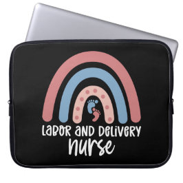 Arbets- och leveranssjuksköterska Rainbow Nurse-gå Laptop Fodral