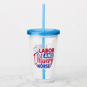 Arbets- och leveranssjuksköterska take away mugg