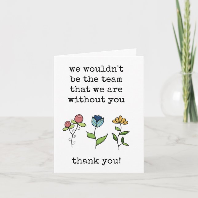 Arbets-, samarbets-, grupputvärderingskort kort (Framsida)