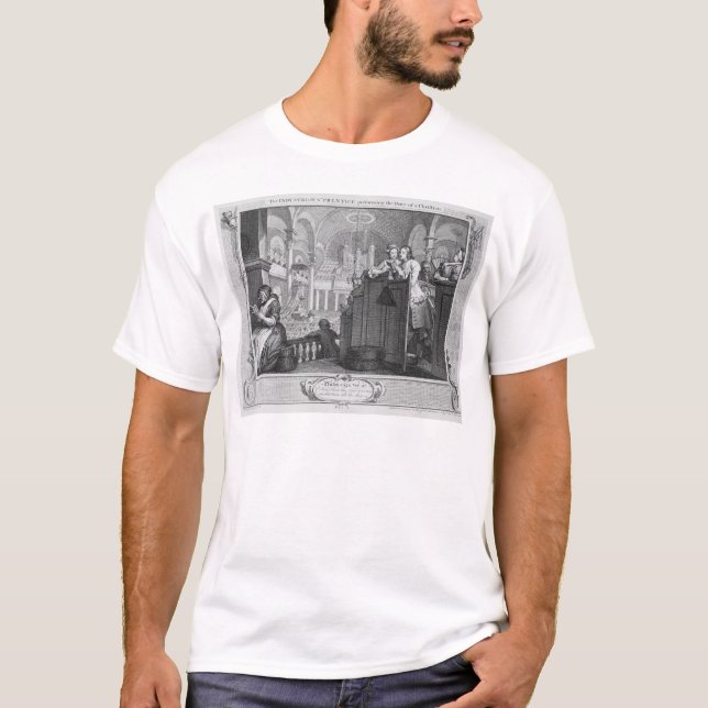 Arbetsamt 'utföra för Prentice T-shirt (Framsida)