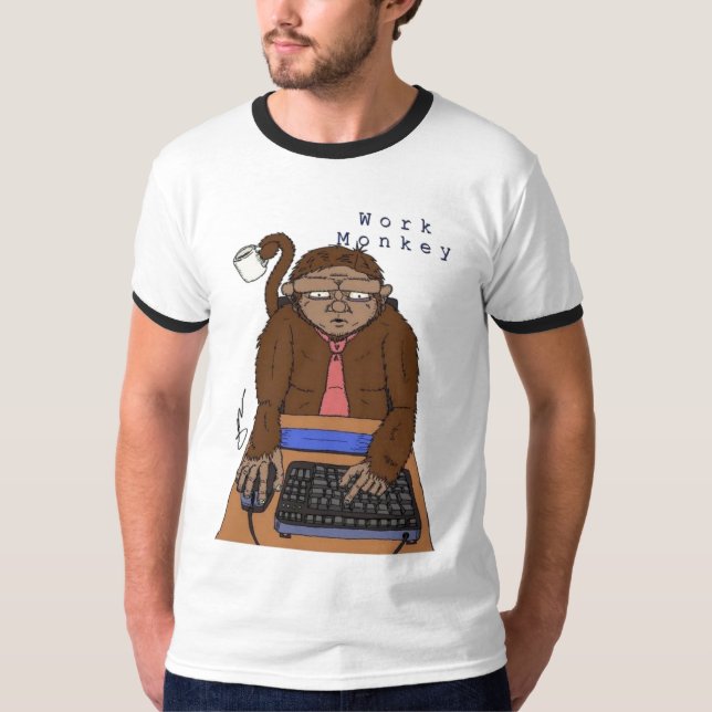 Arbetsapa Tee Shirt (Framsida)