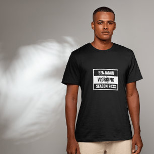 arbetsår 20XX svart T Shirt